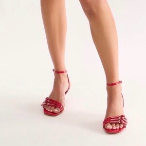 Lulu Buckle Kitten Heels (Fashion Nova)